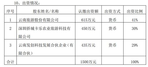 云南旅游出資615萬元設立控股子公司，拓展數(shù)字文化創(chuàng)意內容應用服務